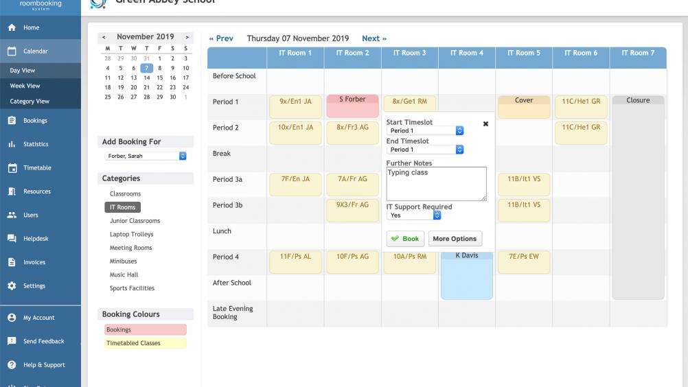 RBS Calendar by Period