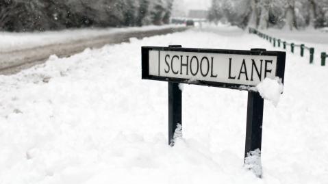 School communications are crucial on a snow day